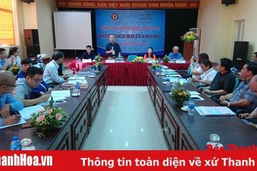 Hội thảo khoa học Quốc gia 'Nghiên cứu và giảng dạy văn học về đề tài lịch sử dân tộc'