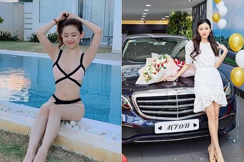 Thật trùng hợp, Midu vừa tậu siêu xe thì Thúy Vi cũng đăng đàn hỏi: 'Nên mua BMW hay Audi đây?'