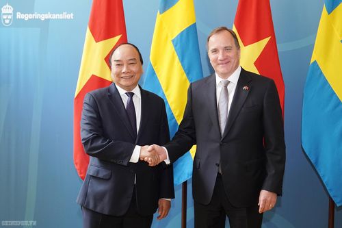 Thủ tướng Việt Nam và Thụy Điển hội đàm