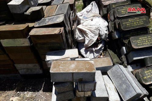 Quân đội Syria lại thu hoạch một kho vũ khí mới của khủng bố ở Hama