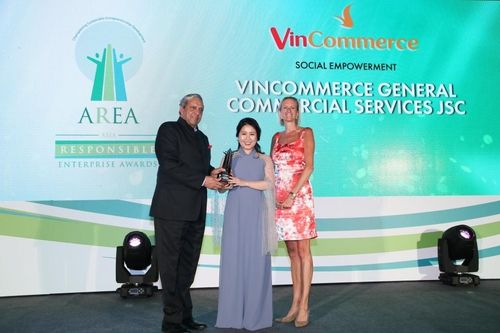 Vincommerce nhận giải thưởng 'Doanh nghiệp trách nhiệm châu Á'