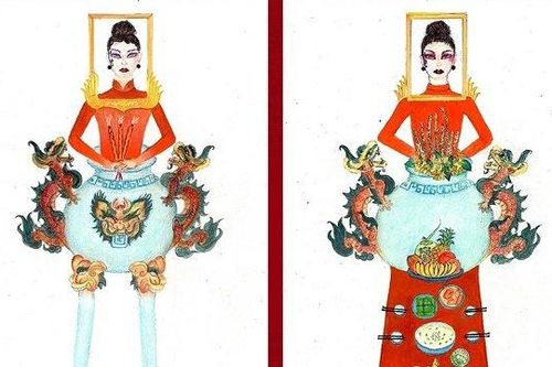 Thiết kế 'Bàn thờ' cho quốc phục Việt Nam tại Miss Universe 2019 gây tranh cãi