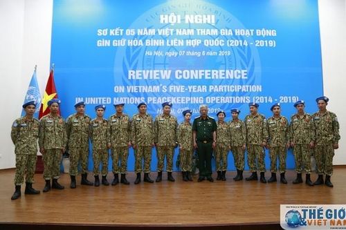 Cục Gìn giữ hòa bình Việt Nam sơ kết 5 năm hoạt động gìn giữ hòa bình Liên hợp quốc