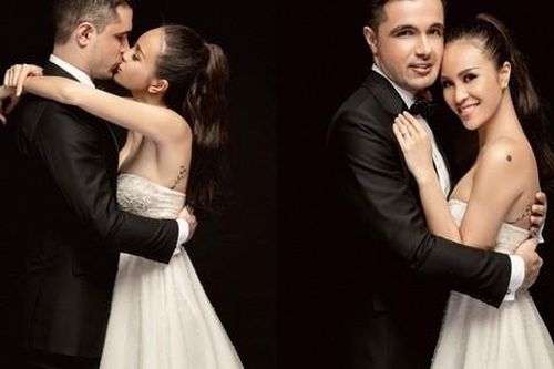 MC Phương Mai tung ảnh cưới lãng mạn bên chồng Tây