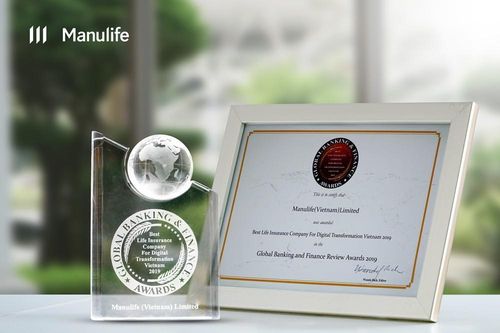 Manulife là công ty BHNT tốt nhất về chuyển đổi số hóa tại Việt Nam