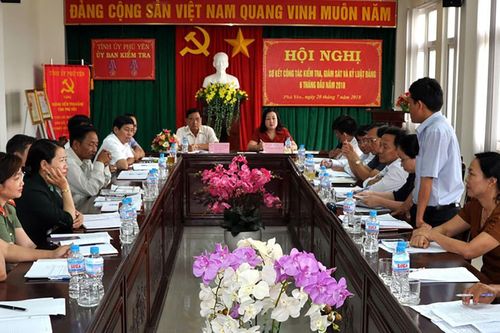 Phú Yên: Kiểm tra kỷ luật 7 tổ chức đảng và 429 đảng viên vi phạm