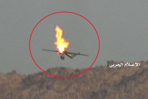 Đội quân chân đất Houthi lại bắn hạ UAV 'khủng' của Mỹ