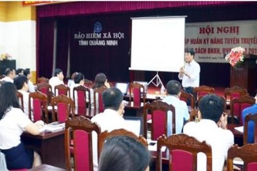 BHXH tỉnh Quảng Ninh: Tập huấn kỹ năng tuyên truyền chính sách BHXH, BHYT