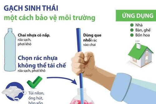 Gạch sinh thái - một cách bảo vệ môi trường