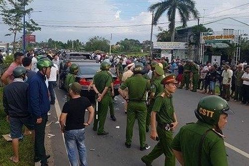 Thông tin chính thức vụ giang hồ vây xe chở cảnh sát ở Đồng Nai