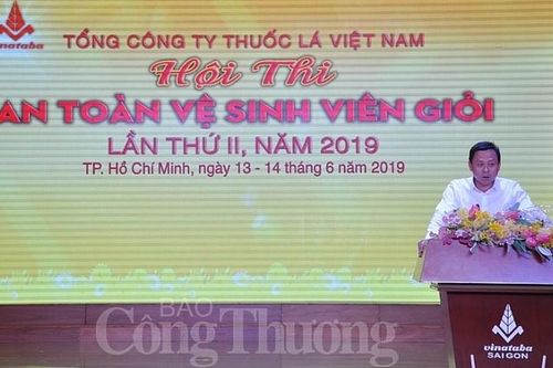 Vinataba tổ chức Hội thi An toàn Vệ sinh viên giỏi năm 2019