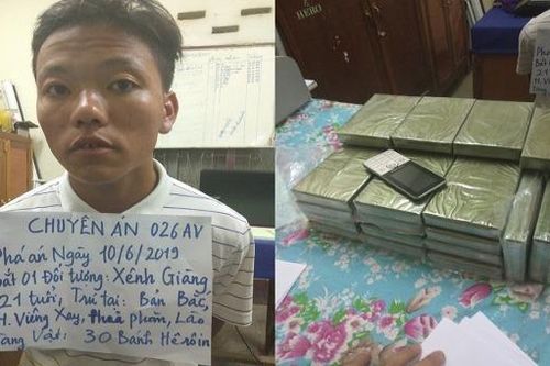 Bộ đội Biên phòng Nghệ An bắt đối tượng vận chuyển 30 bánh heroin