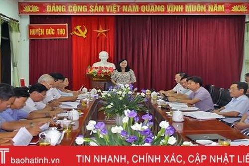 Đức Thọ tạo đột phá để xây dựng nền hành chính công minh bạch, hiện đại