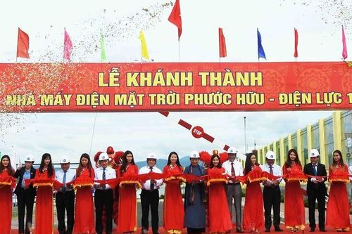 Khánh thành Nhà máy điện mặt trời Phước Hữu - Điện lực 1