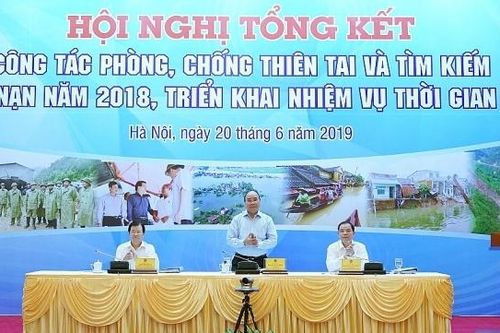 Thủ tướng Nguyễn Xuân Phúc chủ trì hội nghị toàn quốc phòng chống thiên tai
