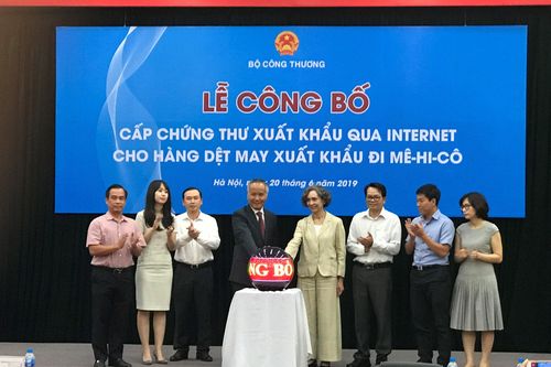 Áp dụng cấp Chứng thư xuất khẩu hàng dệt may sang Mexico qua Internet