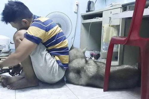 Vợ ngao ngán đăng ảnh chồng và 'con trai riêng' thân thiết
