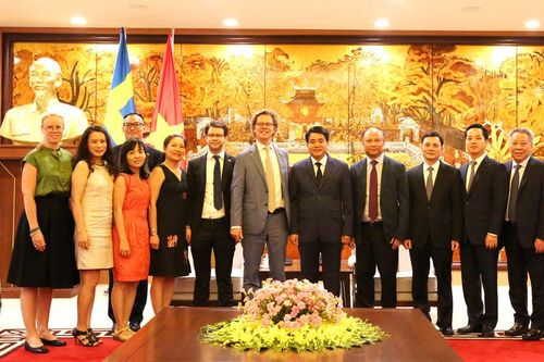 Đại sứ Thụy Điển tại Việt Nam ấn tượng với những thành tựu của Hà Nội