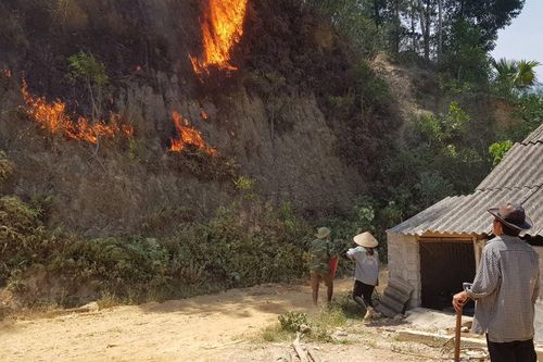 Cháy rừng đe dọa khu dân cư, di dời khẩn cấp nhiều hộ dân