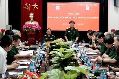 Tọa đàm 'Đưa Luật Quốc phòng năm 2018 vào cuộc sống': Tập hợp sức mạnh, triển khai đồng bộ, khoa học