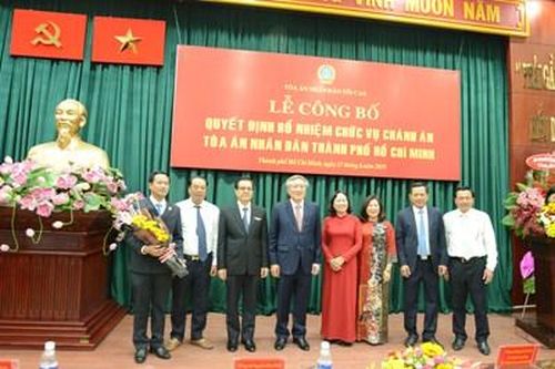 Bổ nhiệm Chánh án Tòa án Nhân dân TP Hồ Chí Minh