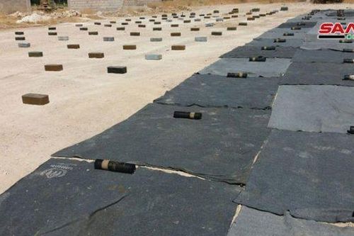 Quân đội Syria lại phát hiện và thu giữ 1 kho vũ khí lớn của quân thánh chiến ở Damascus, Quneitra