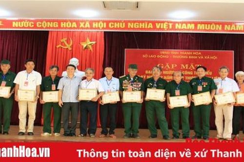 Gặp mặt người có công tiêu biểu nhân kỷ niệm 72 năm Ngày Thương binh - Liệt sĩ