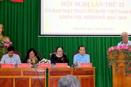 Tập trung tổ chức thành công Đại hội đại biểu Mặt trận Tổ quốc Việt Nam tỉnh lần thứ IX