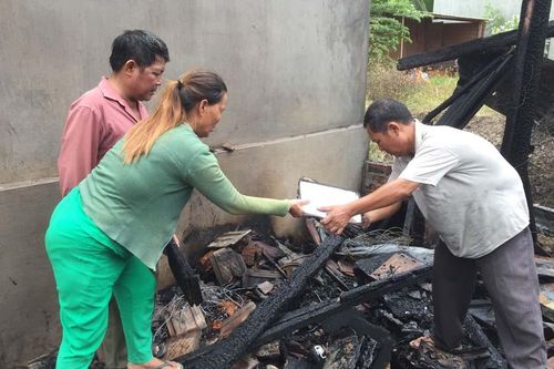Krông Pa: Hỏa hoạn thiêu rụi 1 căn nhà