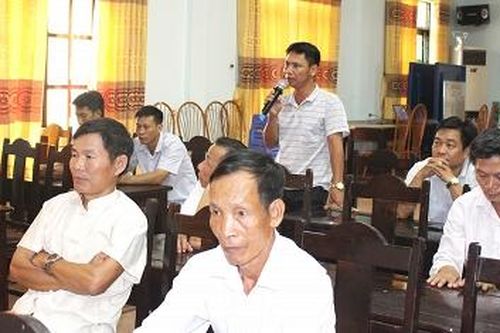 Đại biểu HĐND tỉnh tiếp xúc cử tri tại Tam Nông