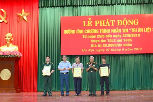 Phát động Chương trình nhắn tin 'Tri ân liệt sĩ'