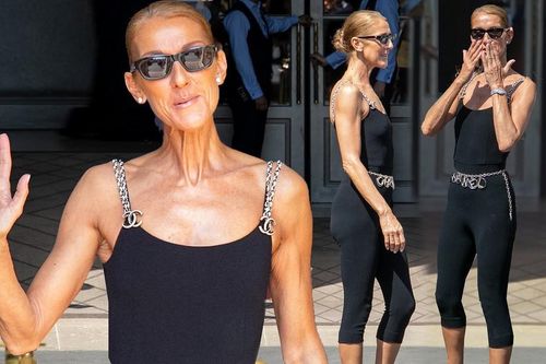 Celine Dion gân guốc gầy gò vẫn chuộng mặc bó sát