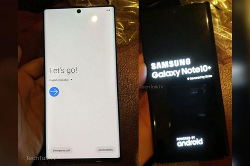 Samsung Galaxy Note 10+ lộ ảnh trên tay