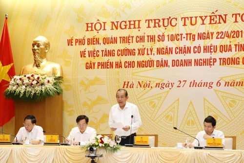 Yêu cầu lắp camera, ghi âm tại điểm cán bộ tiếp xúc với dân, doanh nghiệp