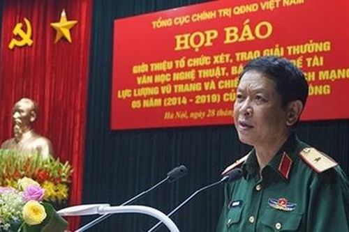Họp báo giới thiệu 'Giải thưởng Văn học nghệ thuật, báo chí Bộ Quốc phòng'