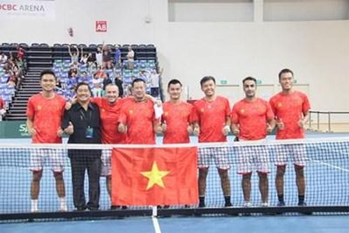 Thắng Syria 2-0, đội tuyển quần vợt Việt Nam đứng đầu Davis Cup nhóm III, châu Á-Thái Bình Dương