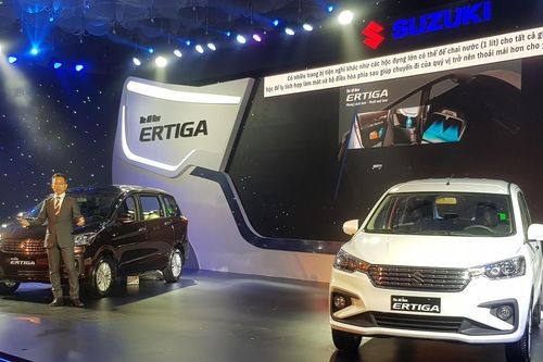 Suzuki ra mắt mẫu xe 7 chỗ Ertiga hoàn toàn mới