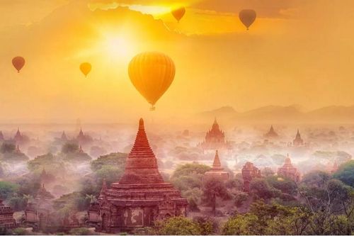 Không thể bỏ qua cảnh đẹp hoàng hôn khi Đến Myanmar