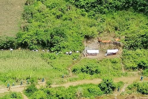 Mường Khương diễn tập ứng phó thiên tai và tìm kiếm cứu nạn năm 2019