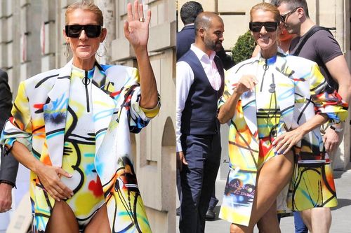 Celine Dion bị chê vì mặc trang phục khoe chân khẳng khiu
