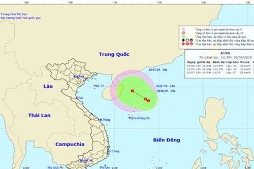 Vùng áp thấp có khả năng mạnh lên thành áp thấp nhiệt đới, gây mưa lớn