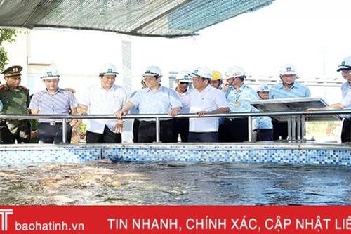 Đoàn công tác Trung ương khảo sát nông thôn mới ở Tượng Sơn và KKT Vũng Áng