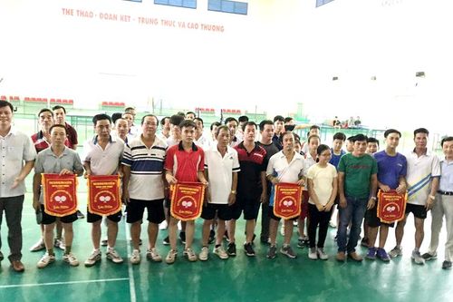 6 đơn vị tham dự Giải vô địch bóng bàn huyện Long Thành năm 2019