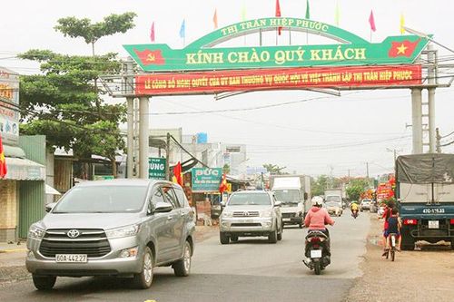 Thị trấn sầm uất của thành phố mới