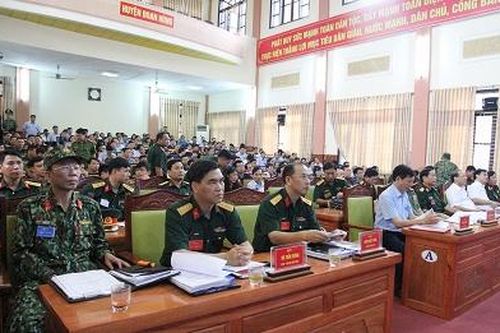 Diễn tập Khu vực phòng thủ huyện Đoan Hùng
