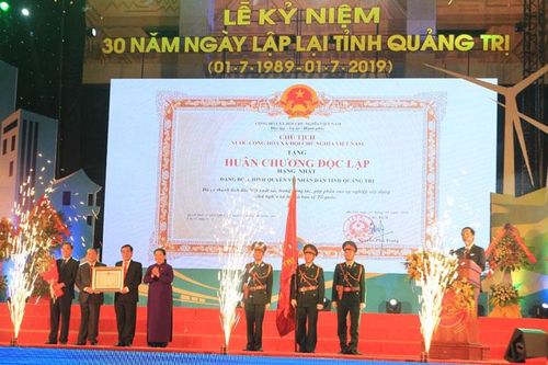 Tỉnh Quảng Trị kỷ niệm 30 năm tái lập tỉnh và đón nhận Huân chương Độc lập hạng Nhất