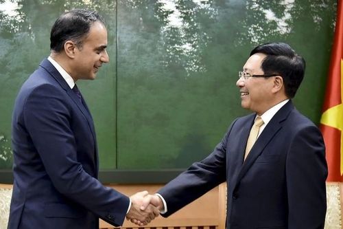 Phó Thủ tướng Phạm Bình Minh tiếp Phó Chủ tịch ADB Ahmed Saeed