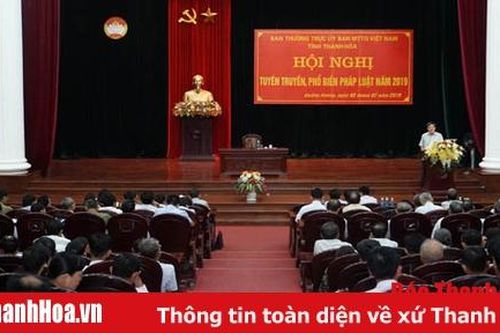 MTTQ huyện Quảng Xương tổ chức hội nghị tuyên truyền, phổ biến pháp luật