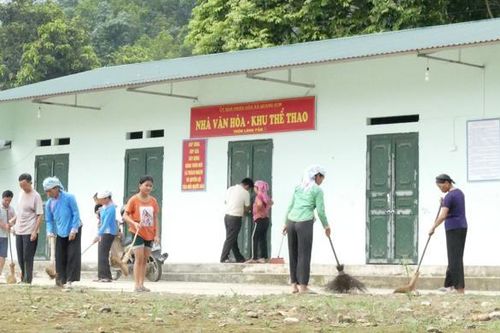 Xã Quang Kim hưởng ứng ngày Vệ sinh yêu nước, nâng cao sức khỏe nhân dân