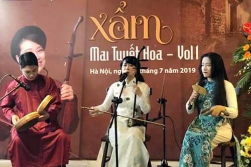 Nghệ sĩ Mai Tuyết Hoa ra mắt album xẩm đầu tiên trong sự nghiệp